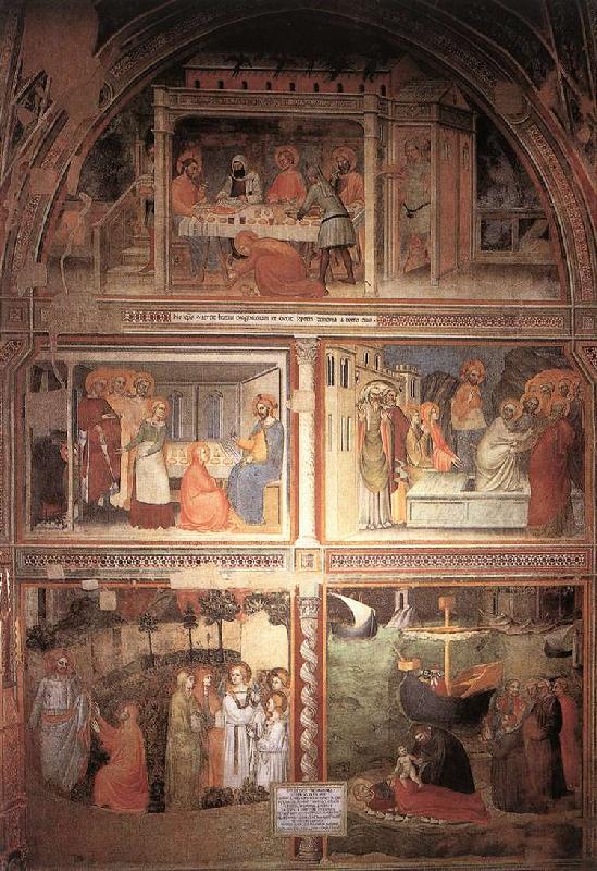 GIOVANNI DA MILANO Scenes from the Life of Magdalene sg oil painting picture
